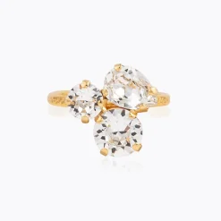 Caroline Svedbom Colette Ring / Crystal (Guld)