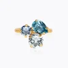 Caroline Svedbom Colette Ring / Sea Breeze Combo (Guld)