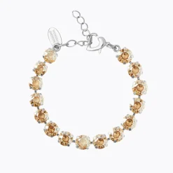 Caroline Svedbom Cora Armband / Golden Shadow (Rhodium)