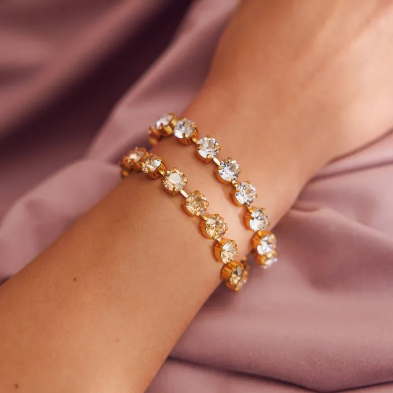 Caroline Svedbom Cora Armband / Golden Shadow (Guld)
