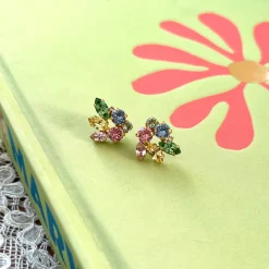 Caroline Svedbom Cora Earcuff / Pastel Combo (Rhodium)