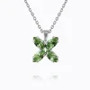 Caroline Svedbom Crystal Star Halsband / Peridot (Rhodium)