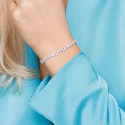 Caroline Svedbom Crystal Navette Armband/ Crystal (Rhodium)
