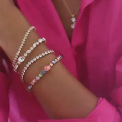 Caroline Svedbom Crystal Navette Armband/ Crystal (Guld)
