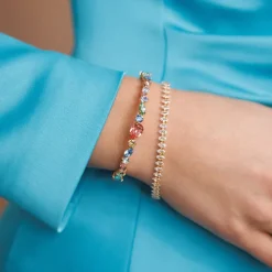 Caroline Svedbom Crystal Navette Armband/ Crystal (Guld)