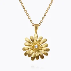 Caroline Svedbom Daisy Halsband / Crystal (Guld)
