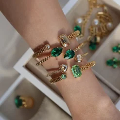 Caroline Svedbom Daria Armband / Peridot (Guld)