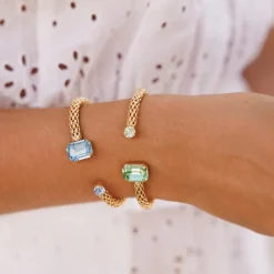 Caroline Svedbom Daria Armband/ Peridot / Chrysolite (Guld)