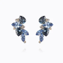 Caroline Svedbom Demi Örhängen/ Blue Combo (Rhodium)