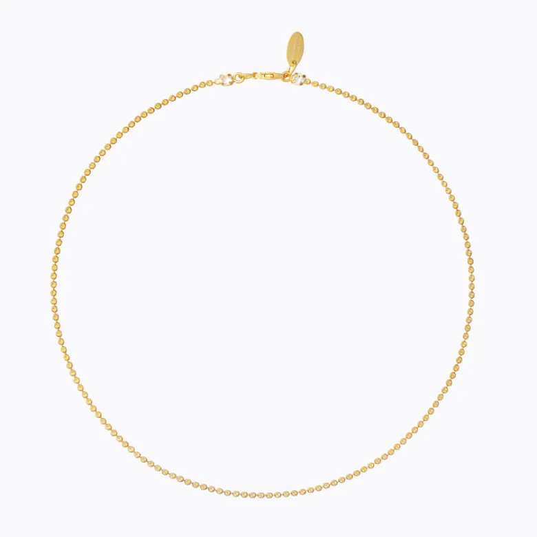 Caroline Svedbom Diamond Long Chain / Goldmetal