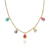 Caroline Svedbom Estelle Halsband (Guld) / Rainbow Combo