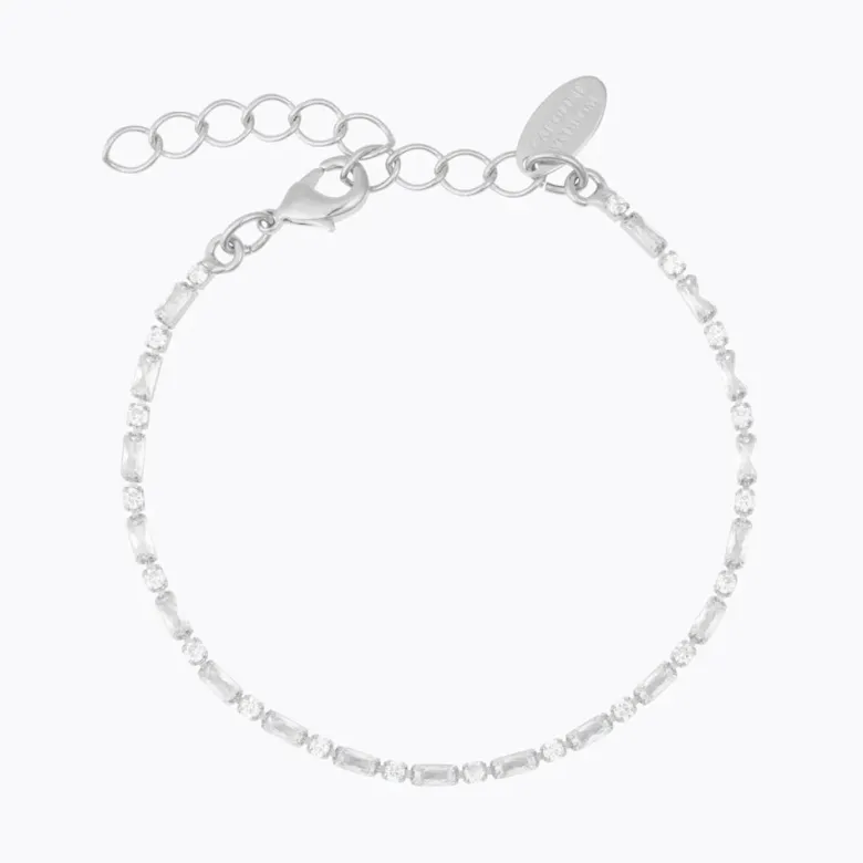 Caroline Svedbom Evelyne Armband Crystal – Rhodium