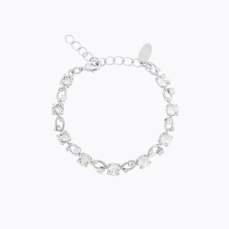 Caroline Svedbom Fay Armband, Crystal – Rhodium