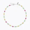 Caroline Svedbom Fay Halsband, Autumn Bloom Combo – Rhodium