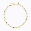 Caroline Svedbom Fay Halsband, Autumn Bloom Combo – Guld
