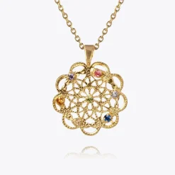 Caroline Svedbom Florence Halsband / Rainbow Combo (Guld)