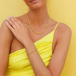 Caroline Svedbom Gemma Halsband (Guld)