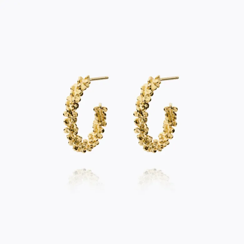 Caroline Svedbom Gemma Loops Örhängen – Guld