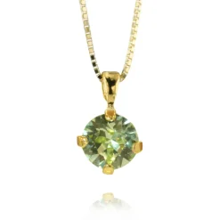 Caroline Svedbom Halsband Classic Stud Chrysolite (Guld)