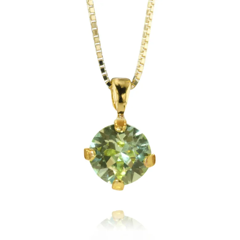 Caroline Svedbom Halsband Classic Stud Chrysolite (Guld)
