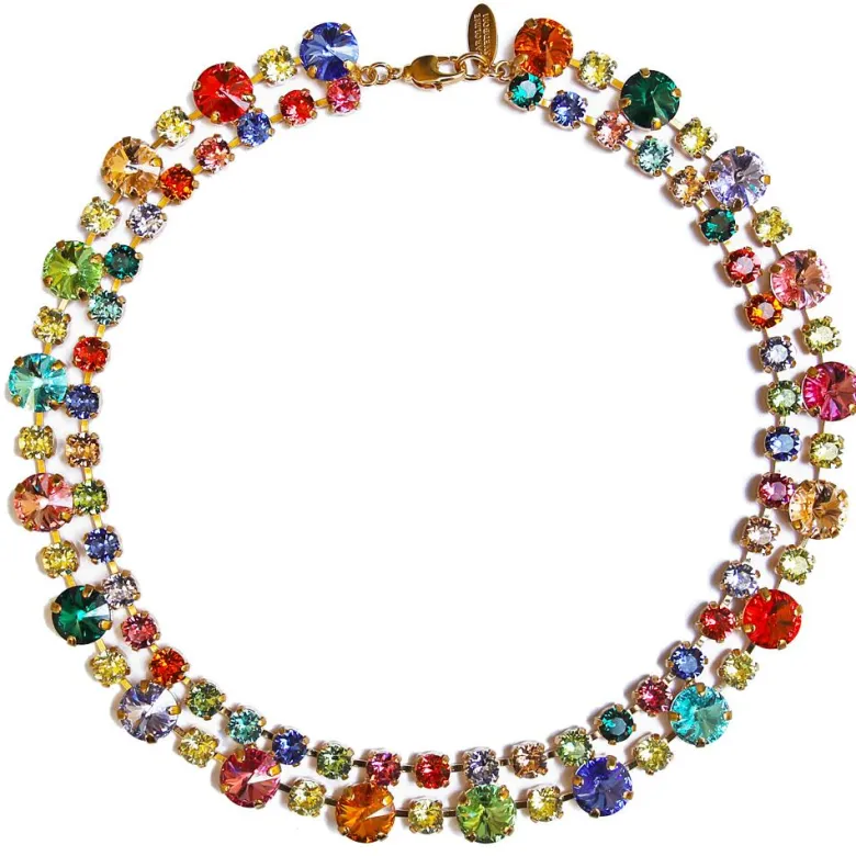Caroline Svedbom Halsband Pomona / Rainbow Combo- Guld