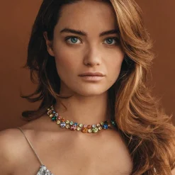 Caroline Svedbom Halsband Pomona / Rainbow Combo- Guld