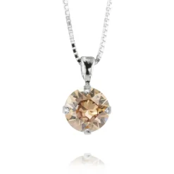 Caroline Svedbom Halsband Classic Stud Golden Shadow (Rhodium)