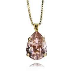 Caroline Svedbom Halsband Mini Drop Vintage Rose (Guld)