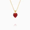 Caroline Svedbom Heart Halsband/ Light Siam – Guld