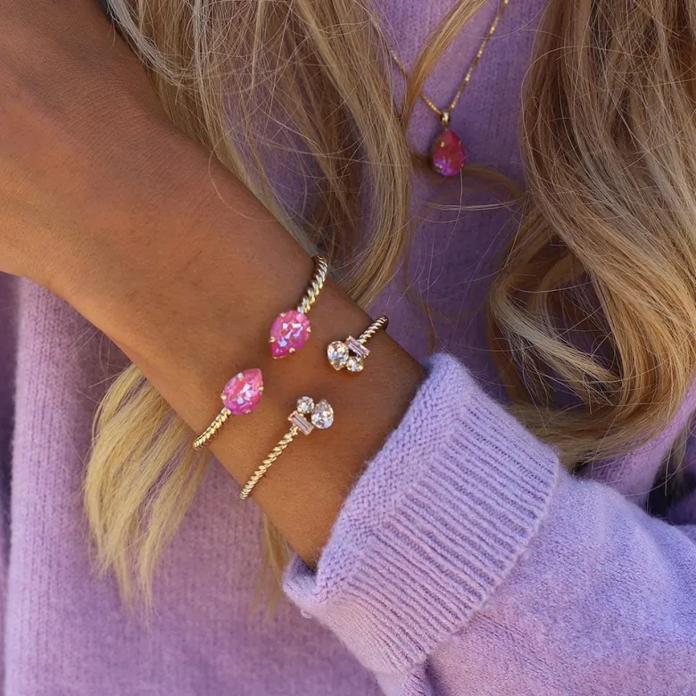 Caroline Svedbom Isa Armband Guld / Light Peach Combo