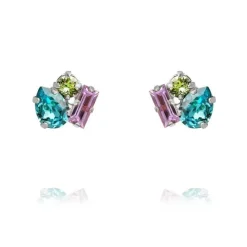 Caroline Svedbom Isa Örhängen Rhodium / Multicolour