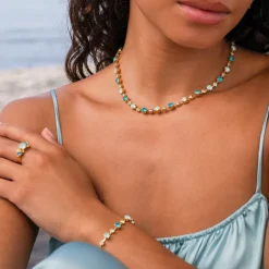Caroline Svedbom Jannie Ring / Laguna Combo (Guld)