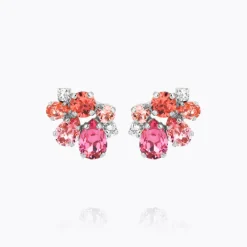 Caroline Svedbom Katie Örhängen / Coral Combo (Rhodium)