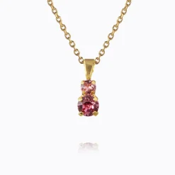 Caroline Svedbom Leah Halsband/ Rose Combo (Guld)