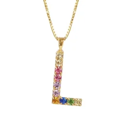 Caroline Svedbom Letter L Halsband / (Guld)