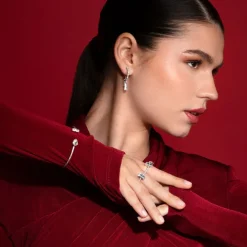 Caroline Svedbom Lucy Örhängen / Crystal – Guld
