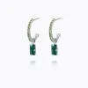 Caroline Svedbom Lucy Örhängen / Emerald + Peridot – Rhodium