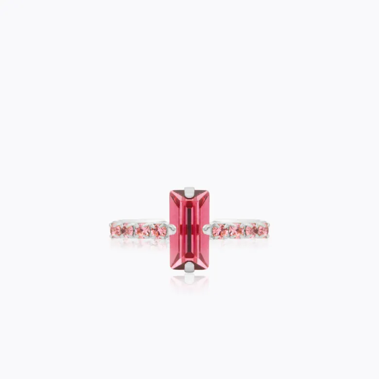 Caroline Svedbom Lucy Ring / Rose + Light Rose – Rhodium