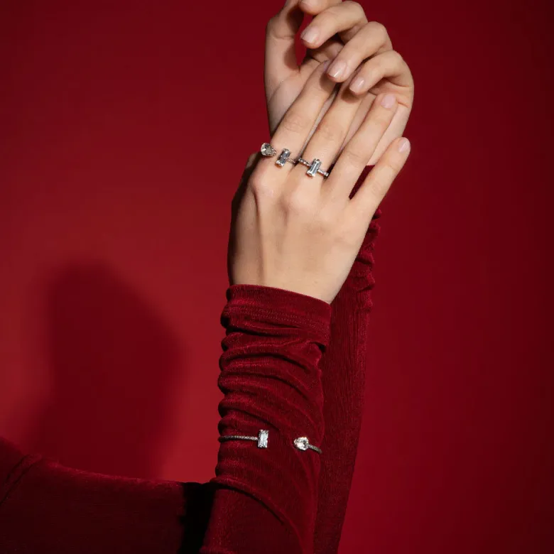 Caroline Svedbom Lucy Ring / Crystal – Guld