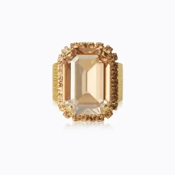 Caroline Svedbom Lydia Cocktail Ring / Golden Shadow (Guld)