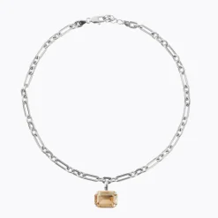 Caroline Svedbom Lydia Kedja Halsband / Golden Shadow (Rhodium)