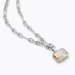 Caroline Svedbom Lydia Kedja Halsband / Golden Shadow (Rhodium)
