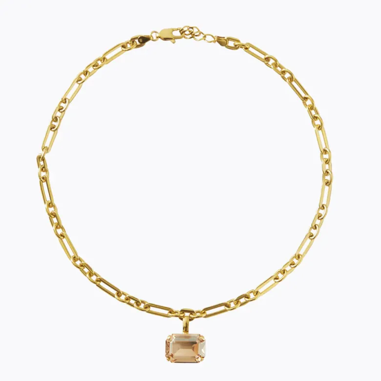 Caroline Svedbom Lydia Kedja Halsband / Golden Shadow (Guld)