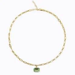 Caroline Svedbom Lydia Kedja Halsband / Peridot (Guld)