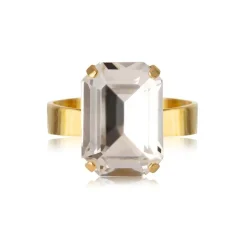 Caroline Svedbom Lydia Ring / Crystal (Guld)