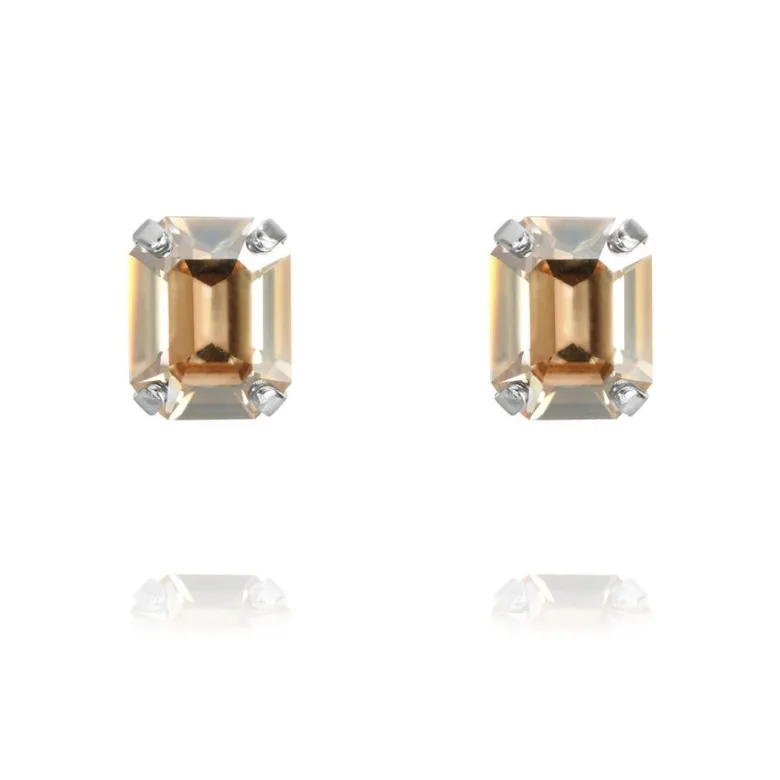 Caroline Svedbom Lydia Stud Örhängen / Golden Shadow (Rhodium)