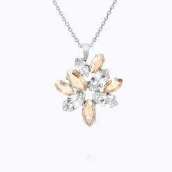 Caroline Svedbom Melia Halsband/ Crystal / Golden Shadow (Rhodium)