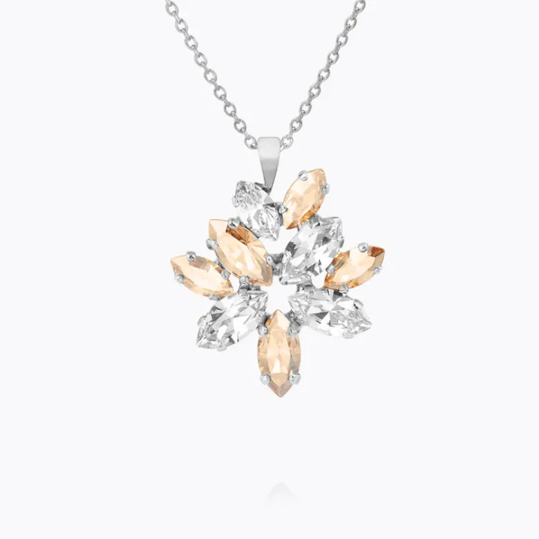 Caroline Svedbom Melia Halsband/ Crystal / Golden Shadow (Rhodium)