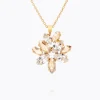 Caroline Svedbom Melia Halsband/ Crystal / Golden Shadow (Guld)