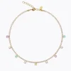 Caroline Svedbom Millie Halsband / Soft Pastel Combo (Guld)